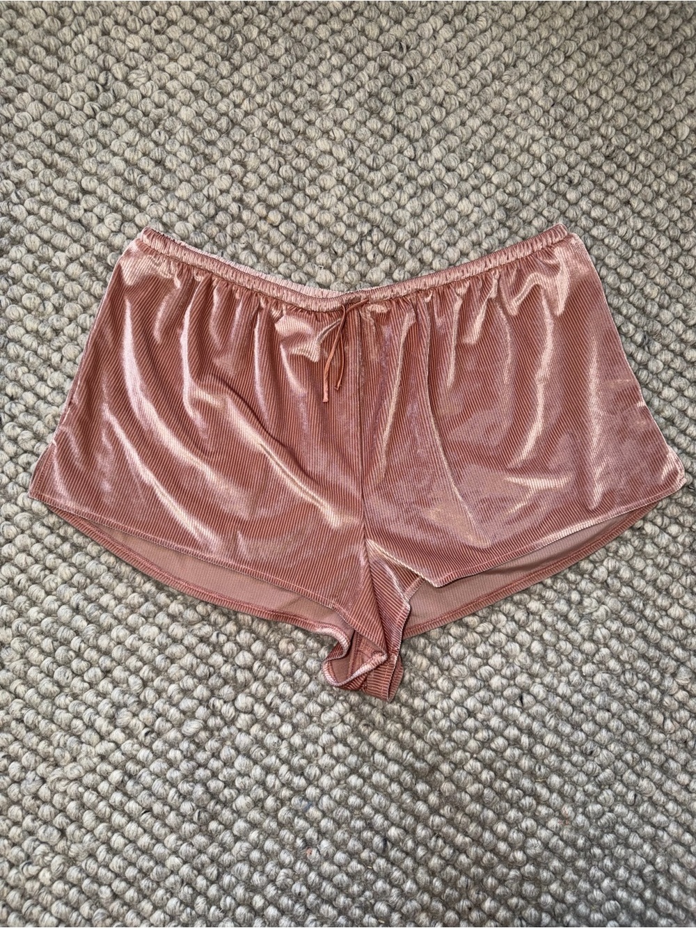 Victoria Secret Velvet Rib Shorts - Picture 2 of 4